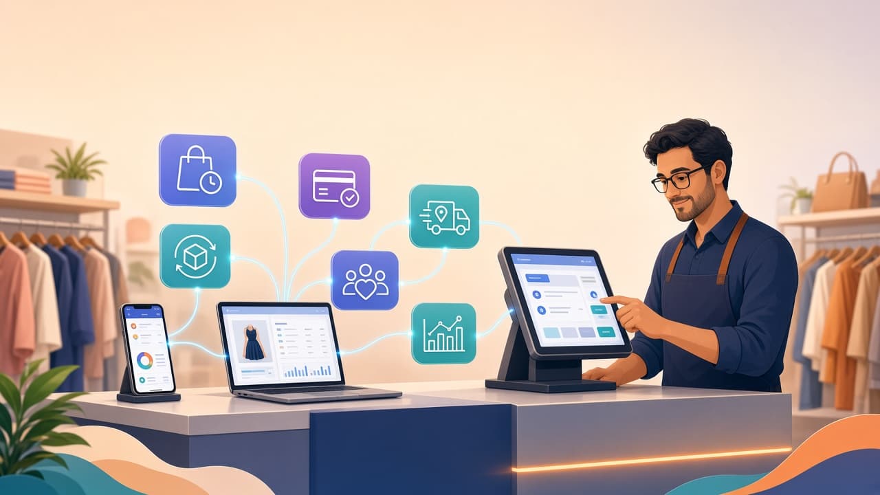 Unified POS connecting in-store sales and online orders